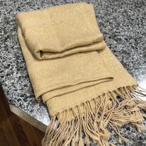 Lilly Pulitzer gold scarf